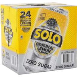 Photo of Solo Zero Sug Cube 24x375ml