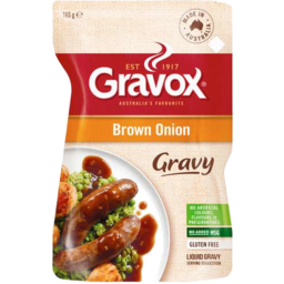 Photo of Gravox® Brown Onion Liquid Gravy Pouch 165g 165g