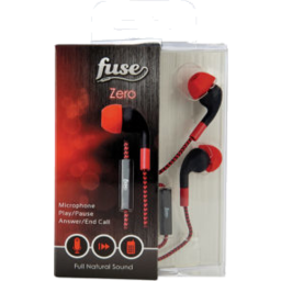 Photo of Fuse Zero In Ear Red Headphone