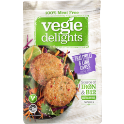 Photo of Vegie Delights 100% Meat Free Thai Chilli & Lime Cakes 280g