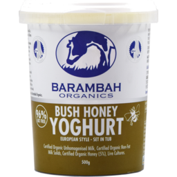 Photo of Barambah Organics Honey Yoghurt 500g