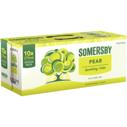 Photo of Somersby Pear Cider Can 375ml 10 Pack