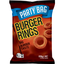Photo of Burger Rings Big Burger Taste Party Bag 220gm