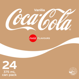 Photo of Coca-Cola Vanilla Can 24x375ml