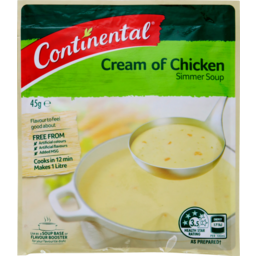 Photo of Continental Cream Of Chicken Simmer Soup 45g