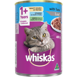 Photo of Whiskas 1+ Years Loaf With Tuna Cat Food