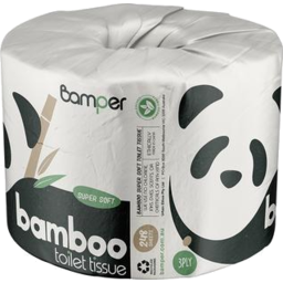 Photo of Bamper Toilet Paper Bamboo Ea