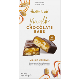 Photo of Health Lab Mr. Big Caramel Mylk Chocolate Bars 160g