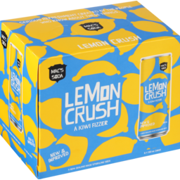 Photo of Macs Drink Mixers Lemon Crush Cans 6 Pack