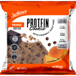 Photo of Justine's Protein Cookie Orange Chocolate Chip