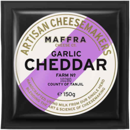 Photo of Maffra Garlic Cheddar 150g