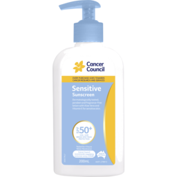 Photo of Cancer Council Sensitive Sunscreen Spf50+