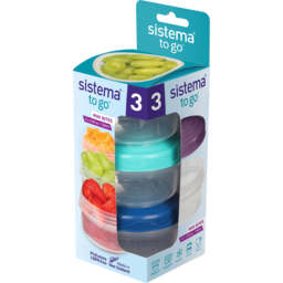 Photo of Sistema To Go Mini Bites Food Container 130ml 3 Pack