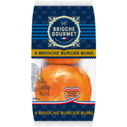 Photo of Brioche Gourmet Burger Bun Brioche 4 Pack