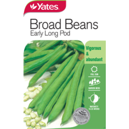 Photo of Yates Broad Beans Early Long Pod Seed Packet