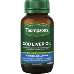 Photo of Cod Liver Oil Plus 100 Capsules