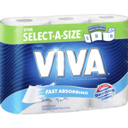 Photo of Viva Select A Size Paper Towel 3pk