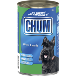Photo of Chum Adult Dog Food With Lamb Can 1.2kg