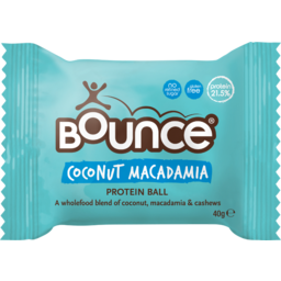 Photo of Bounce Ball Coconut & Macadamia Protein Bliss 40gm