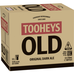 Photo of Tooheys Old 12x750ml Bottle Carton 12.0x750ml