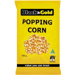 Photo of Black & Gold Corn Popping