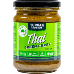 Photo of Turban chopstick thai green curry 240g