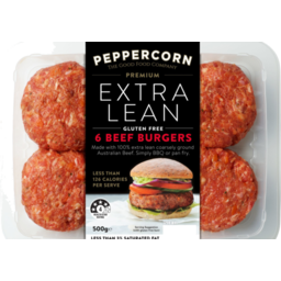 Photo of Peppercorn Beef Burger 500gm