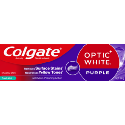 Photo of Colgate Optic White Purple Teeth Whitening Toothpaste 100g
