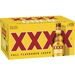 Photo of XXXX Gold 24x375ml Bottle Carton 24.0x375ml