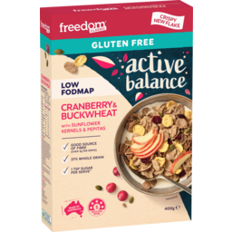 Photo of Freedom Foods Active Balance Cranberry & Buckwheat With Sunflower Kernels & Pepitas Gluten Free 400g
