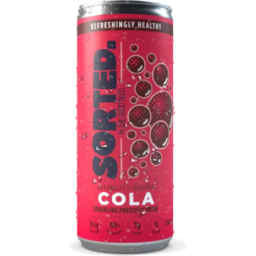 Photo of SORTED Cola Sparkling Prebiotic Drink 