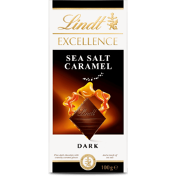 Photo of Lindt Excellence Chocolate Sea Salt Caramel 100g