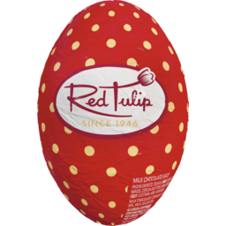 Photo of Red Tulip Easter Hollow Egg