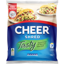 Photo of Cheer Tasty Shred Cheese 750g