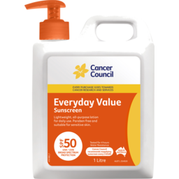 Photo of Cancer Council Everyday Value Sunscreen Spf50 1l