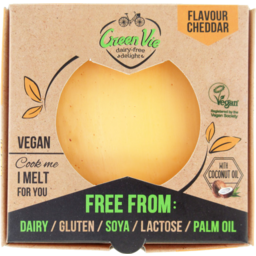 Photo of Green Vie Vegan Cheddar Flavour Block With Coconut Oil