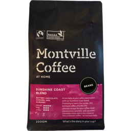 Photo of MONTVILLE COFFEE Org Sunshine Coast Blend Coffee Beans 250g