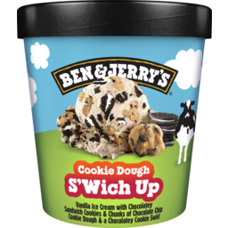 Photo of Ben & Jerry's Ice Cream Cookie Dough S'wich Up 458ml