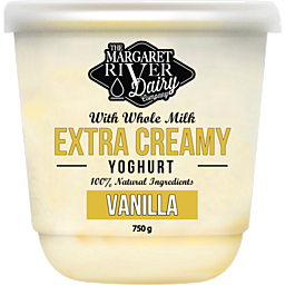 Photo of The Margaret River Dairy Vanilla Yoghurt 750g
