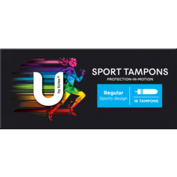 Photo of U By Kotex Sport Regular Tampons 16 Pack