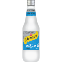 Photo of Schweppes Zero Sugar Lemonade Soda Syrup Sugar Free Cordial 300ml