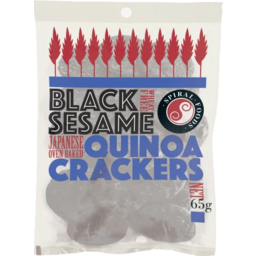 Photo of Spiral Crackers Quinoa Black 65g