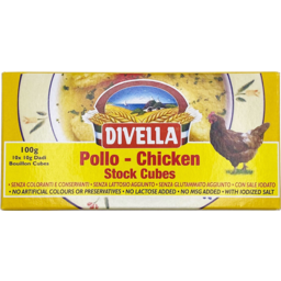 Photo of Divella Chicken Stock Cubes 100g