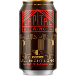 Photo of Capital All Night Long Dark Lager 375ml Can