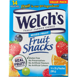 Photo of Welchs Mixed Fruit Fruit Snacks 14x20g 280g