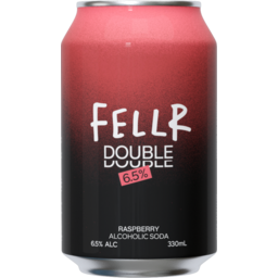 Photo of Fellr Double Double Raspberry Seltzer 6.5% Can 330ml