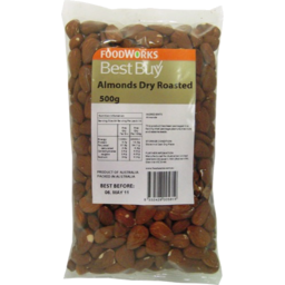 Photo of Best Buy Almonds Dry Roasted 500g