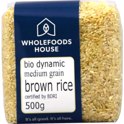 Photo of Wholefoods House Rice Brown Organic MG 500g