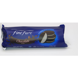 Photo of Fine Fare Cream Chocolate Biscuits 120gm