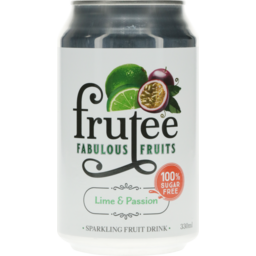 Photo of Frutee Fabulous Fruits Sparkling Fruit Drink Lime & Passion